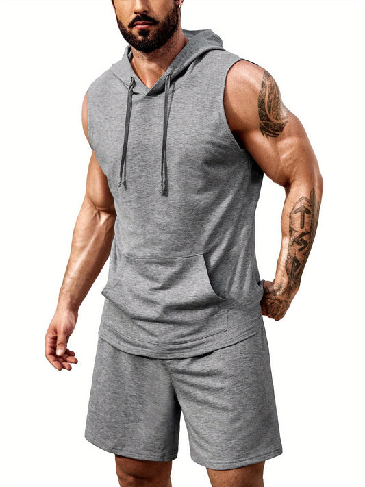 Men's  2 Piece Workout Tank Tops