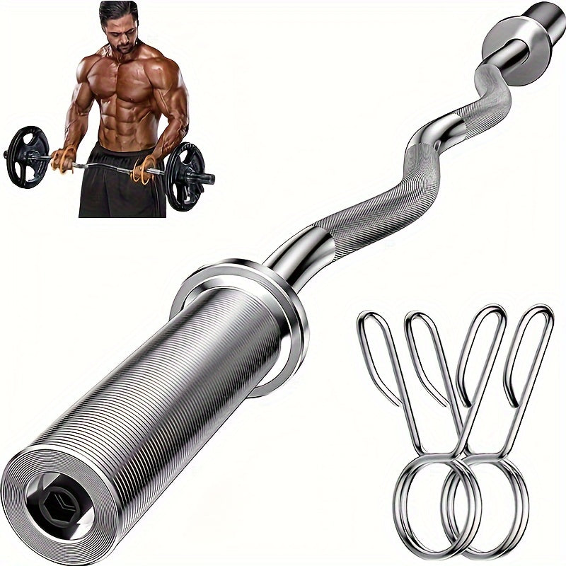 47" 2 Inch Solid Chrome Fitness Weight Bar