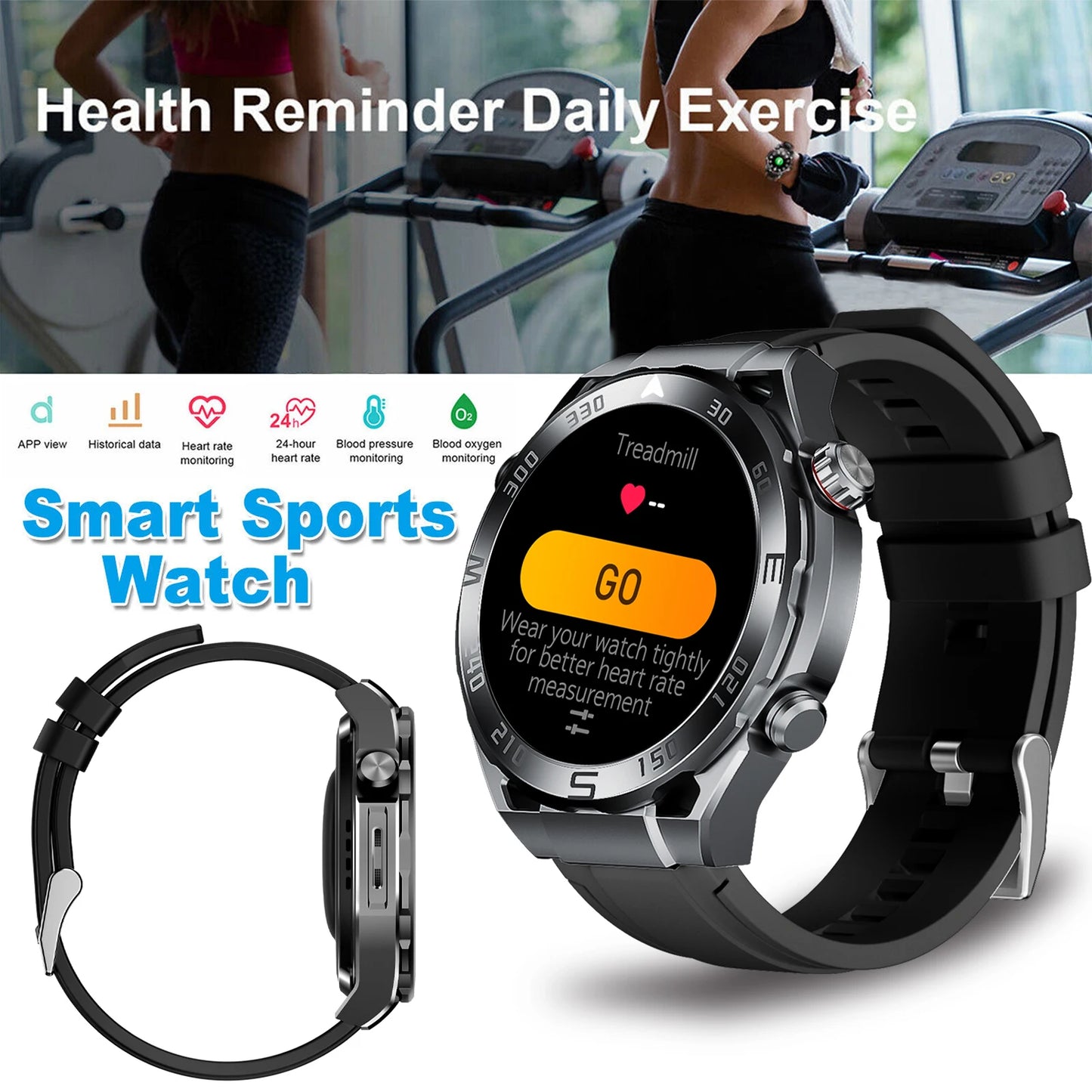 Pro Max Sports Smart Watch Man Woman Smartwatch.