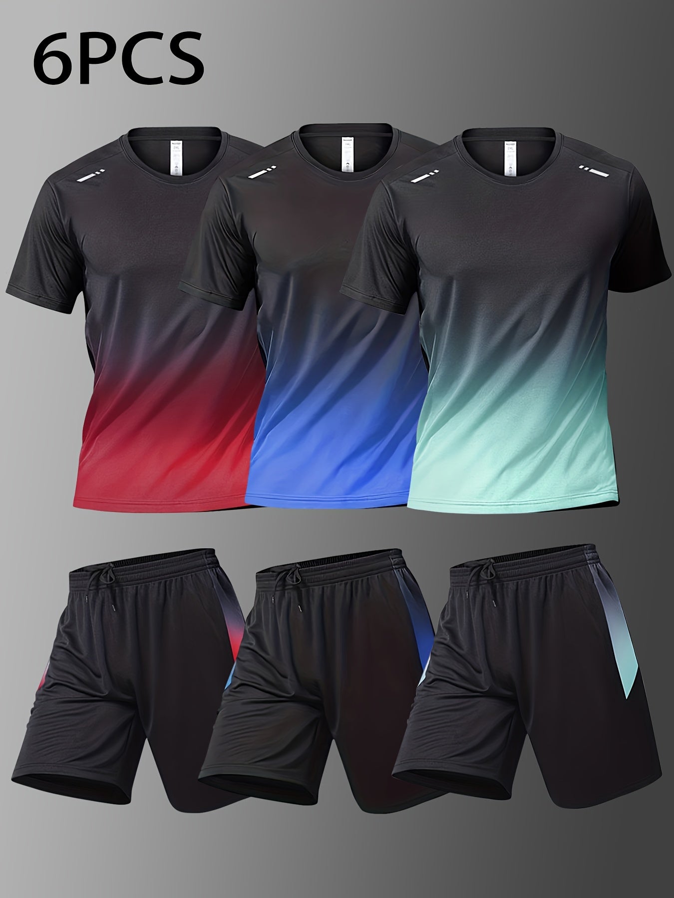 Three-piece combo men's running set